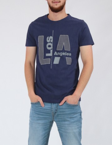 Tricou Milano Bulls, bleumarin