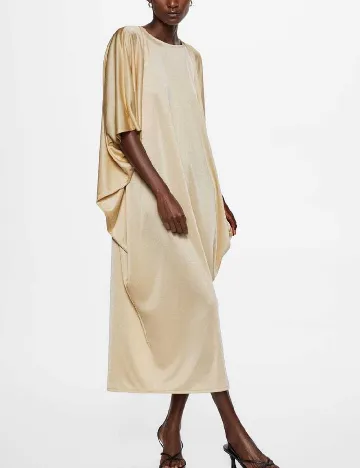 Rochie lunga Mango, crem Crem