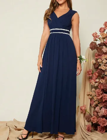 Rochie lunga SHEIN, bleumarin Albastru