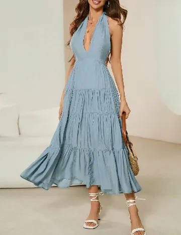 Rochie medie SHEIN, albastru Albastru