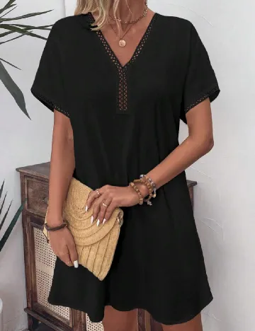 Rochie scurta SHEIN, negru Negru