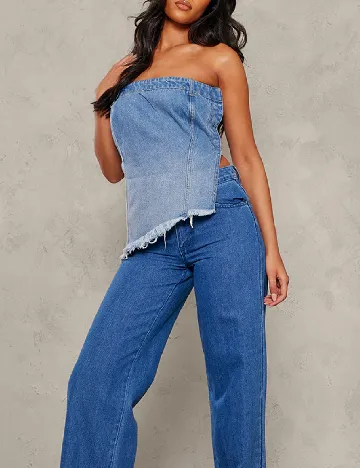 Top PRETTYLITTLETHING, albastru Albastru