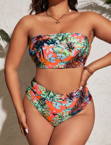 Costum de baie SHEIN CURVE, mix culori