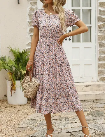 Rochie medie SHEIN, floral print Floral print