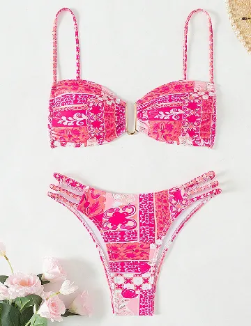 Costum de baie SHEIN, roz Roz