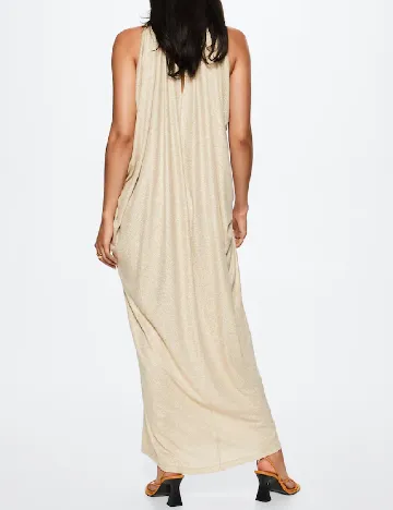 Rochie lunga Mango, crem Crem
