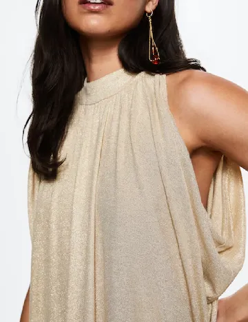 Rochie lunga Mango, crem Crem