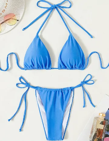 Costum de baie SHEIN, albastru Albastru