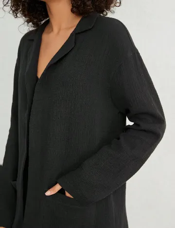 Blazer SHEIN, negru Negru