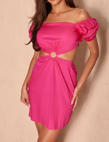 Rochie scurta PRETTYLITTLETHING, roz