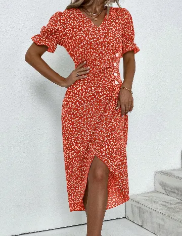 Rochie medie SHEIN, rosu
