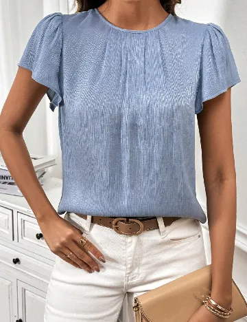 Bluza SHEIN, albastru Albastru
