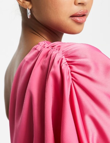 Rochie scurta IN THE STYLE, roz/portocaliu