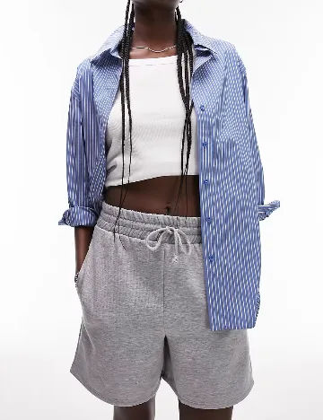 Pantaloni scurti Top Shop, gri Gri