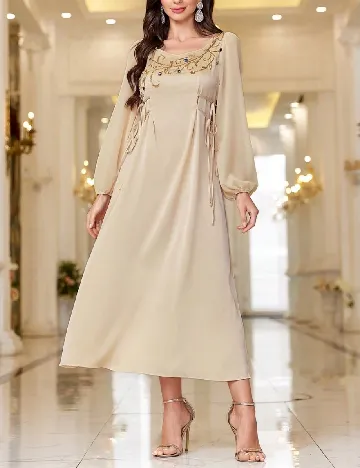 Rochie medie SHEIN, crem Crem