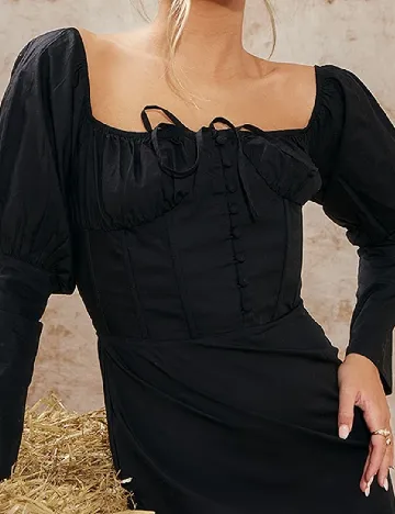 Rochie scurta PRETTYLITTLETHING, negru