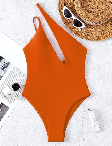 Costum de baie SHEIN, portocaliu Portocaliu