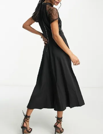 Rochie medie Liquorish, negru