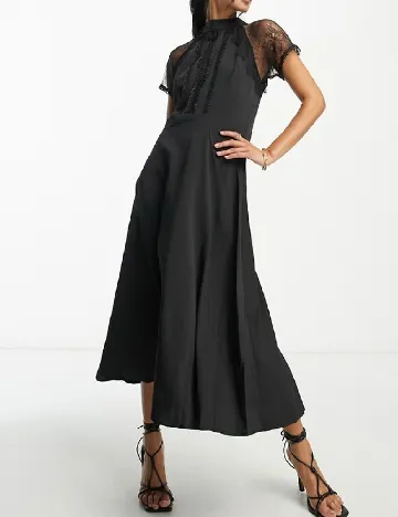 Rochie medie Liquorish, negru