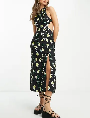 Rochie medie ASOS, negru Negru