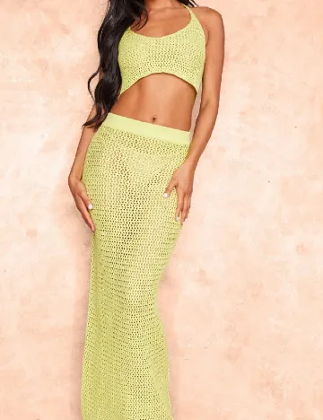 Top PRETTYLITTLETHING, verde Verde