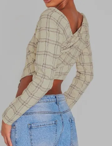 Bluza PRETTYLITTLETHING, bej