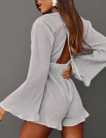 Salopeta PRETTYLITTLETHING, argintiu