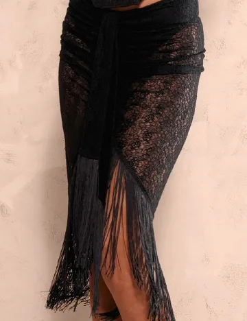 Fusta PRETTYLITTLETHING, negru Negru