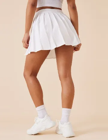 Fusta PRETTYLITTLETHING, alb