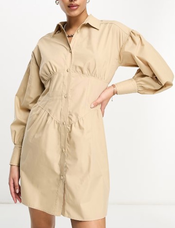 Rochie scurta ASOS, maro