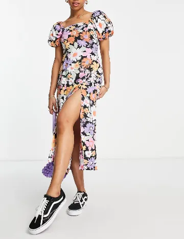 Rochie medie Miss Selfridge, floral print Floral print