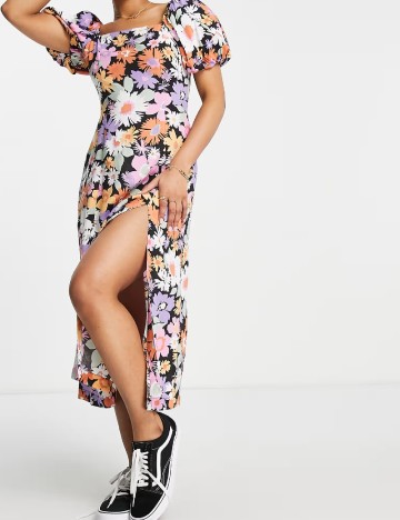 Rochie medie Miss Selfridge, floral print
