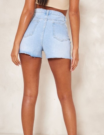 Pantaloni scurti PRETTYLITTLETHING, albastru
