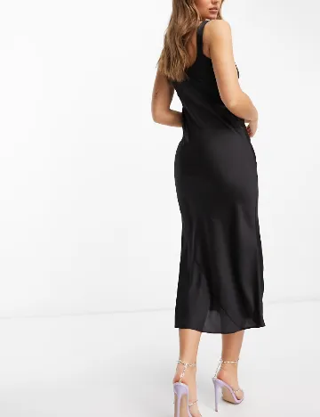 Rochie medie ASOS, negru Negru
