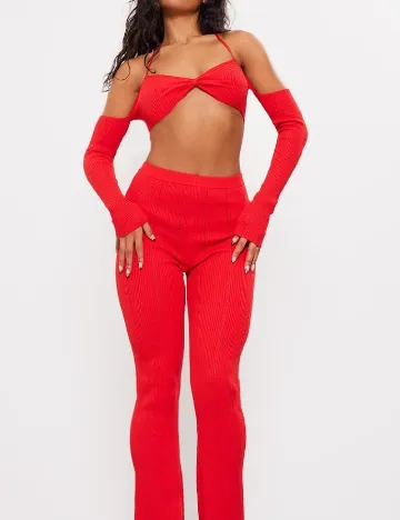 Top PRETTYLITTLETHING, rosu Rosu