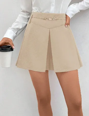 Pantaloni scurti SHEIN, crem Crem