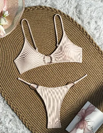 Costum de baie SHEIN, roz pudra Roz