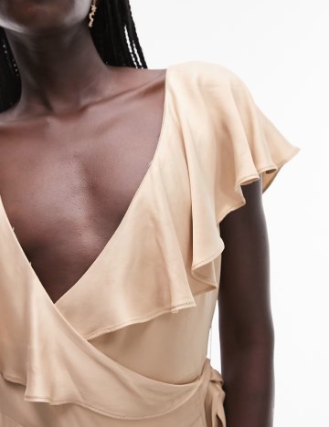 Rochie lunga Top Shop, maro