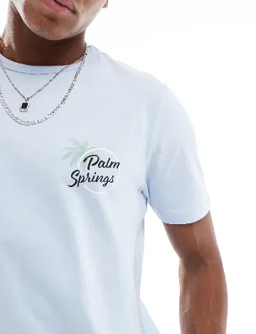 Tricou New look, albastru Albastru