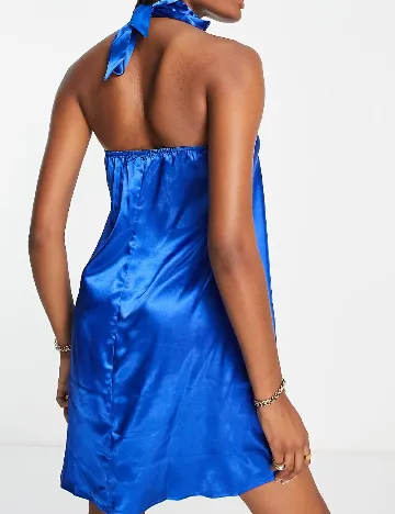 Rochie scurta Urban Threads, albastru Albastru