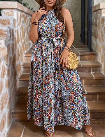 Rochie lunga SHEIN CURVE, mix culori Mix culori