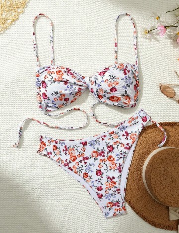 Costum de baie SHEIN CURVE, floral