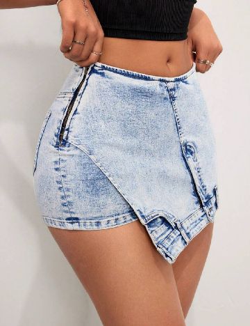 Fusta pantalon SHEIN, bleu