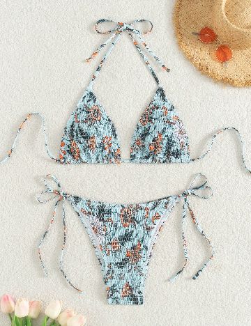 Costum de baie SHEIN, albastru