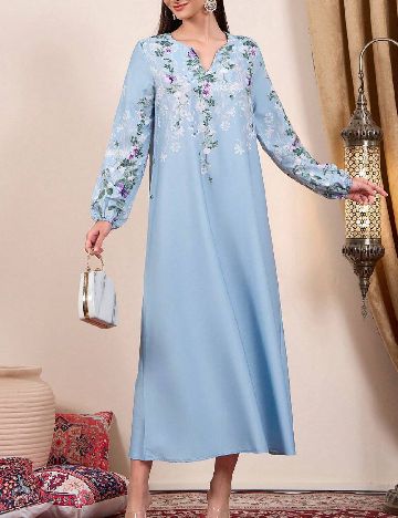 Rochie lunga SHEIN, albastru