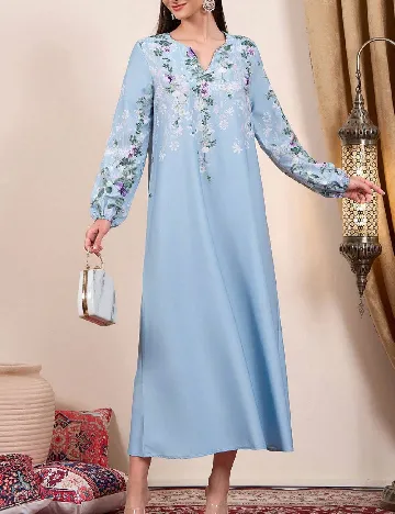 Rochie lunga SHEIN, albastru