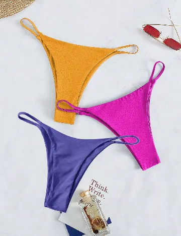 Set chiloti 3 perechi SHEIN, mix culori
