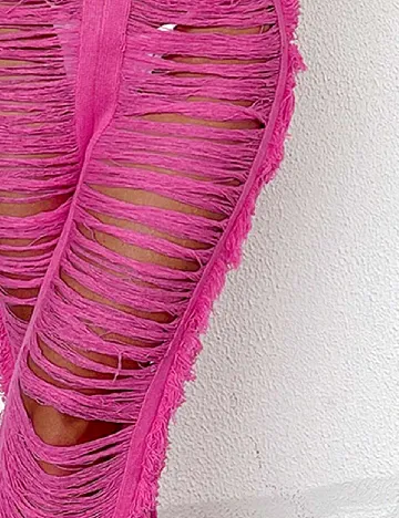 Pantaloni de plaja SHEIN, roz Roz