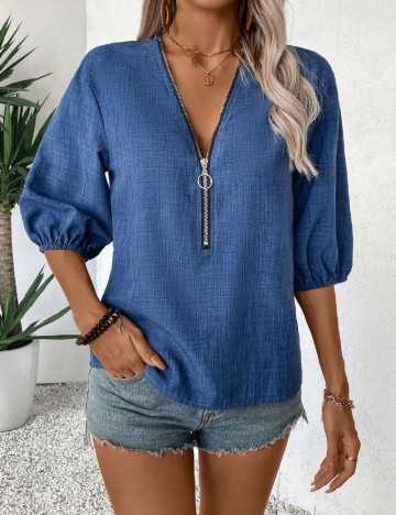 Bluza SHEIN, albastru
