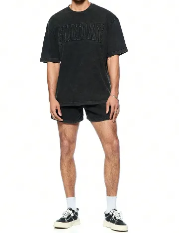 Pantaloni scurti SHEIN, negru Negru